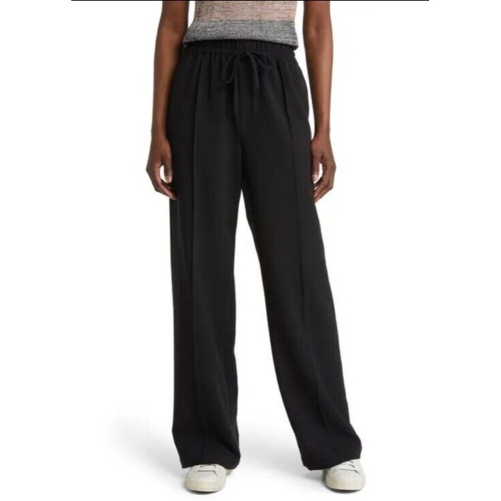 NORDSTROM PONTE CREPE ELASTIC WAIST PANTS $99 NWT